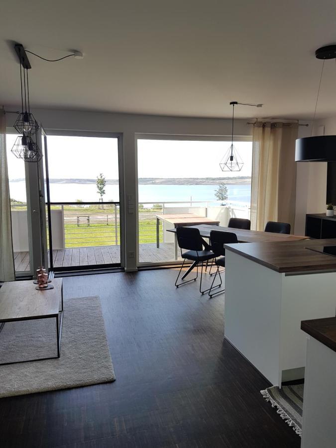 Ferienwohnung Seeblick Lausitzer Seenland Grossraeschen Eksteriør billede